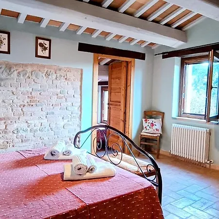 빌라 Il Rigogolo With Private Pool In The Hills Of Marche *