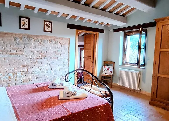 빌라 Il Rigogolo With Private Pool In The Hills Of Marche *